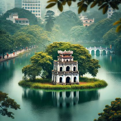 하노이- 호안끼엠 호수