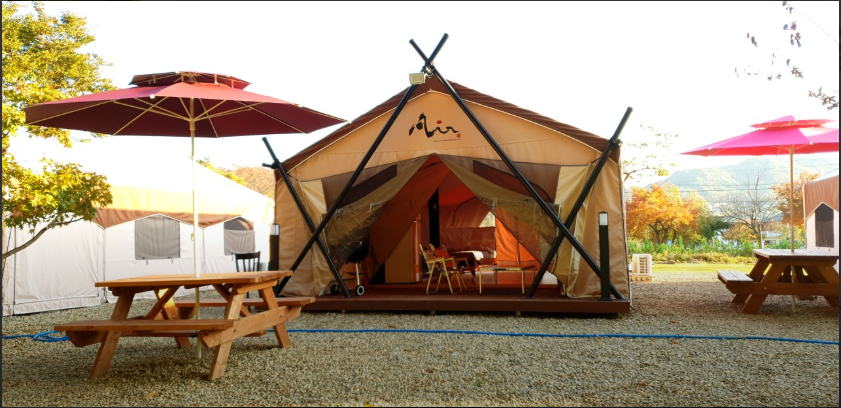 글램핑 캠핑장 - 더휴글램핑