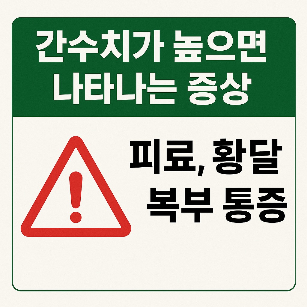간수치가 높으면 나타나는 증상