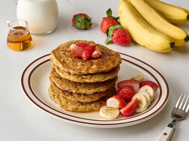 달걀 오트밀 팬케이크 만드는법