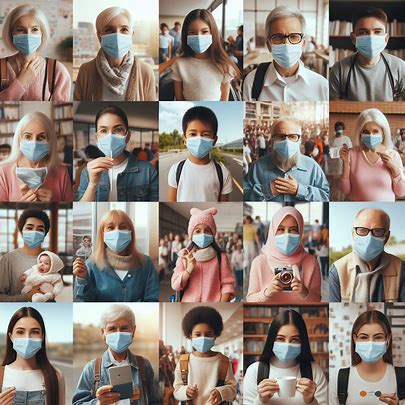 목감기 예방을 위한 마스크 착용은 중요