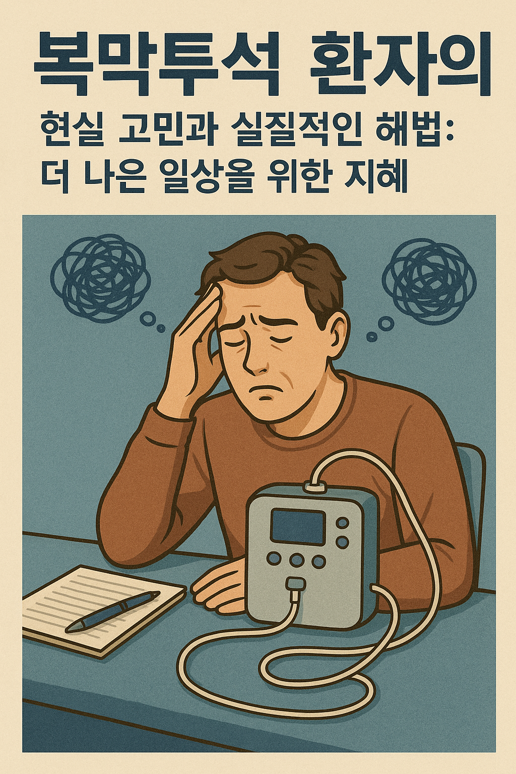 복막투석 환자의 현실 고민과 실질적인 해법: 더 나은 일상을 위한 지혜