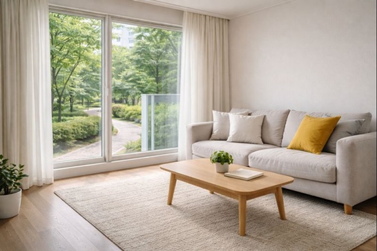 재물운 색조합 커튼/러그/쿠션