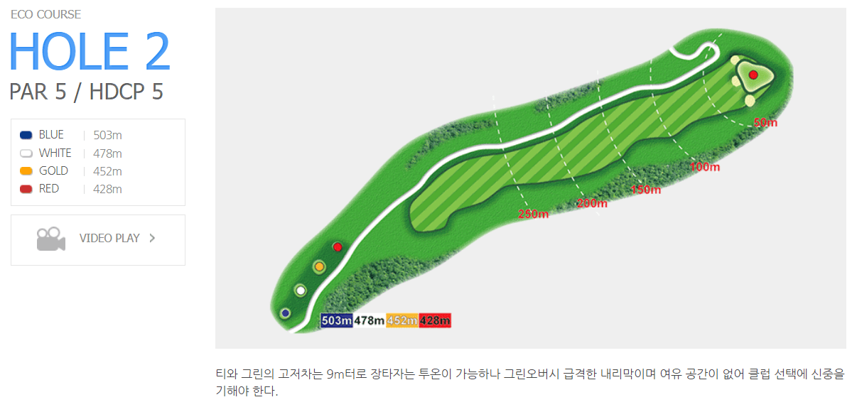 에코랜드 골프클럽 에코코스 2