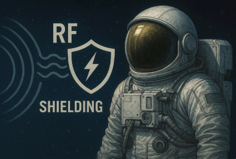 우주선에서 전자파를 차단하는 기술