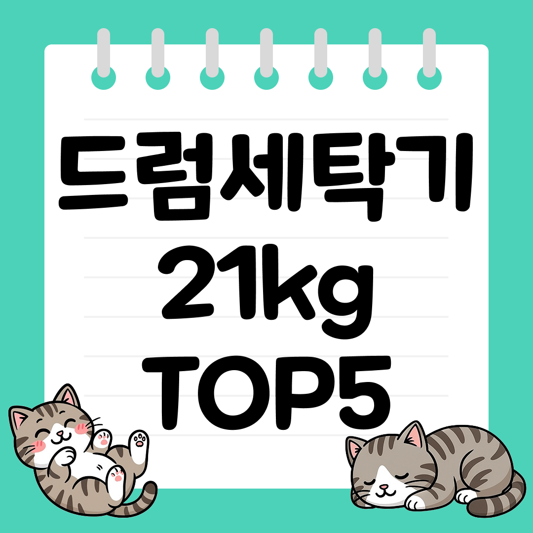 드럼세탁기 21kg 추천 순위 TOP5