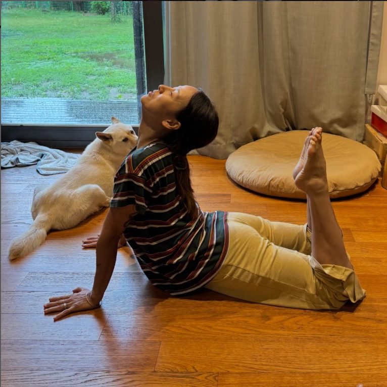 이효리 요가동작