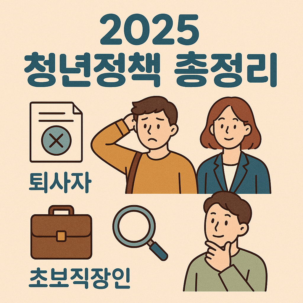 2025 청년정책 총정리 (퇴사자, 초보직장인 등)