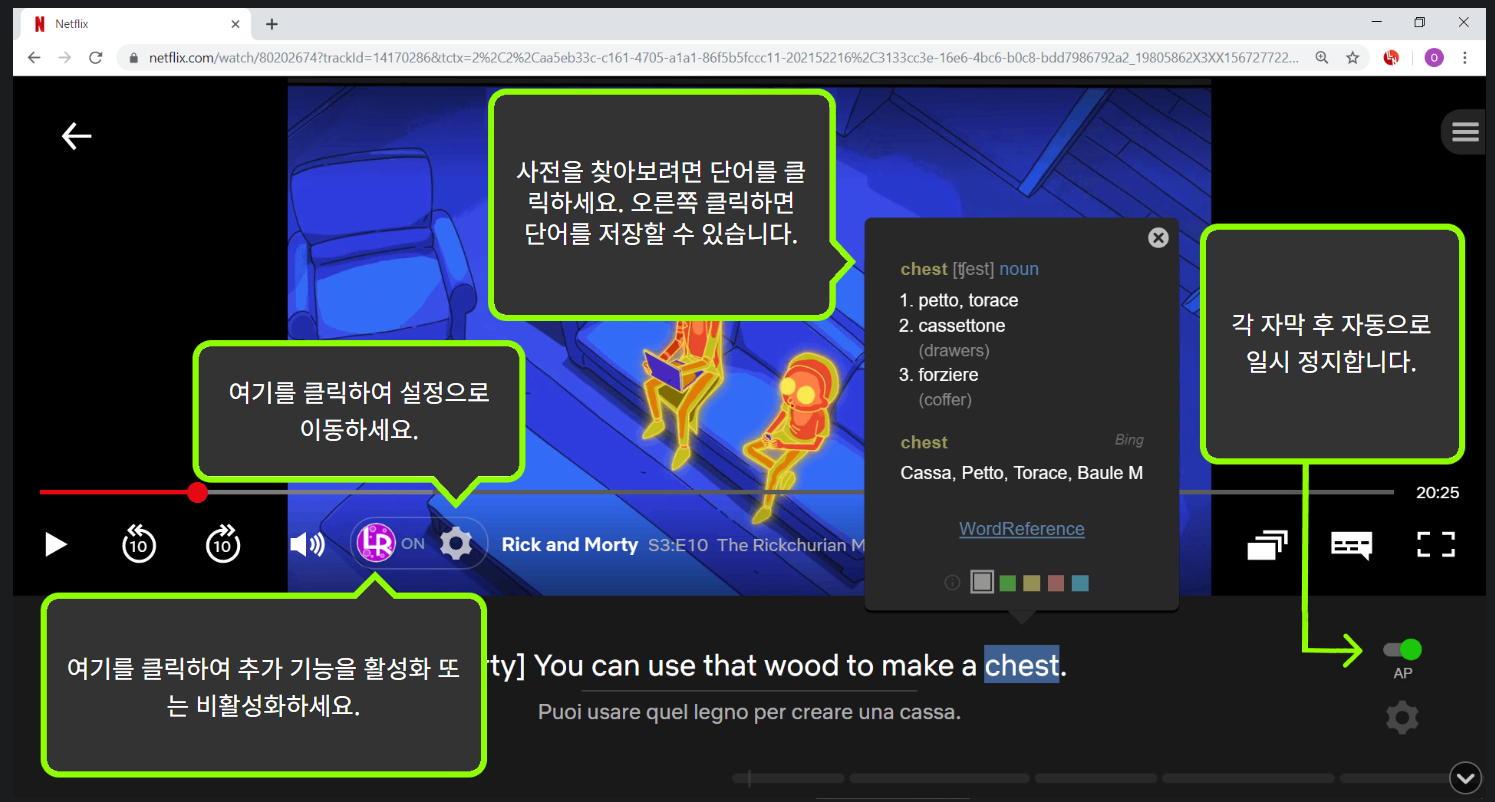 넷플릭스 동시 자막