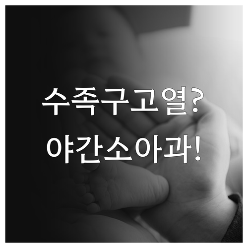 아이 수족구 고열 대처부터 여주시 야..