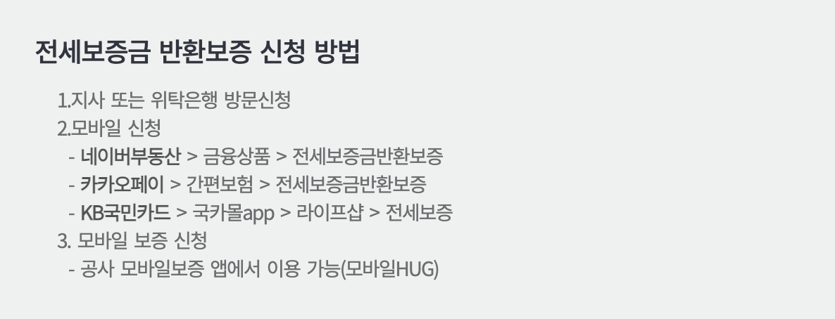 전세보증금 반환보증