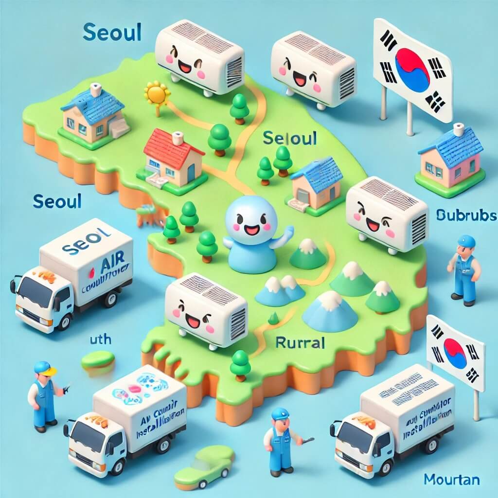 지역별 에어컨 이전 설치비용 차이