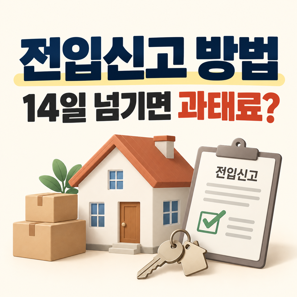 전입신고 방법｜14일 넘기면 과태료, 세대주 확인 안 하면 신청 취소