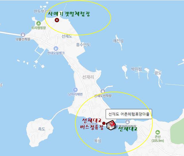 선재도-조개-캐기-체험장-위치
