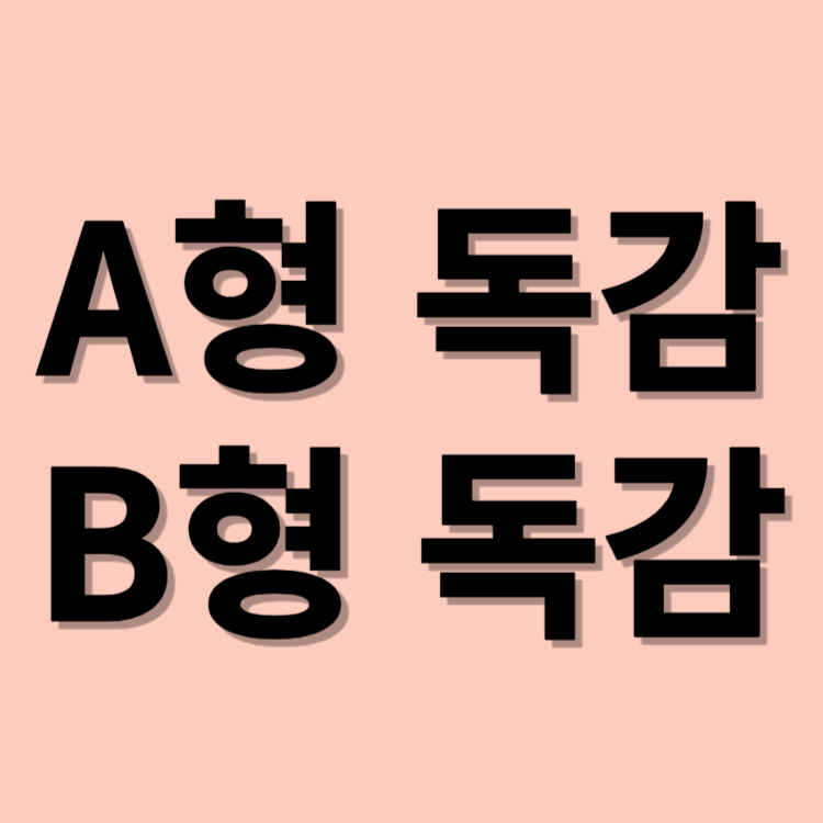 A형 독감, B형 독감