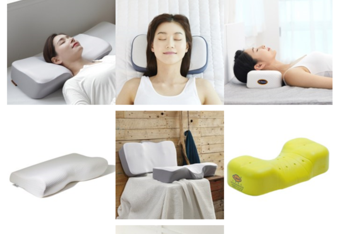 여러가지 자는 이미지 건강배게