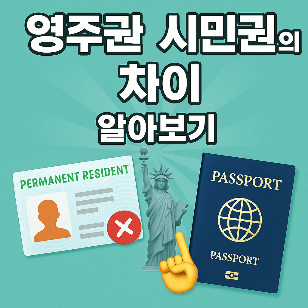 영주권과 시민권의 차이 알아보기