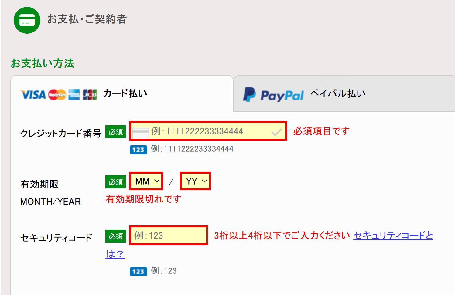 카드입력란