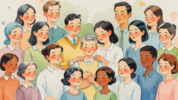 ESFJ는 타인을 돌보고 기대에 부응하는 것을 삶의 중요한 가치로 여깁니다에 관한 그림