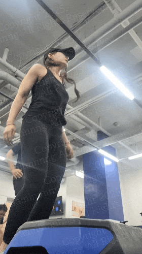 2x step trainer jump on-off + 4x shuffle / 스텝트레이너 점프 앤 셔플 동작 설명