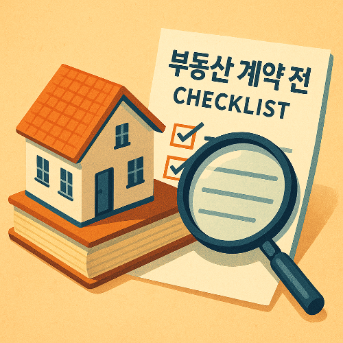 부동산 계약 전 확인해야 할 체크리스트 — 놓치면 안 되는 필수 점검 사항