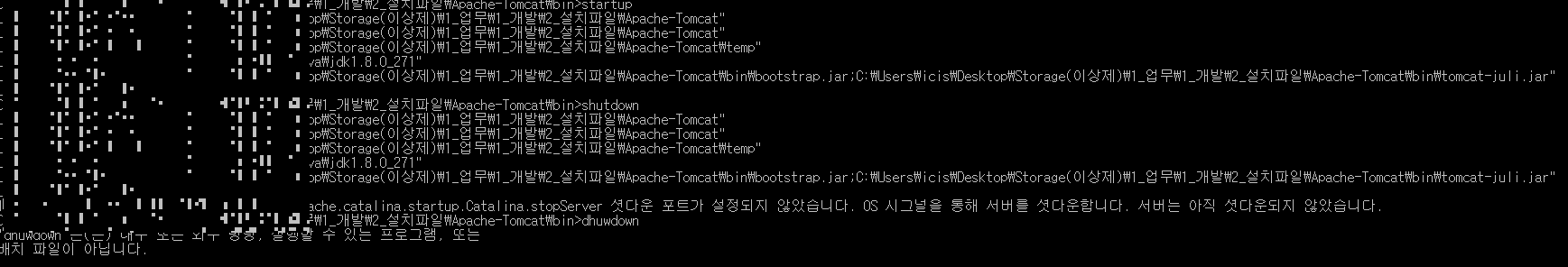 cmd 확인 결과