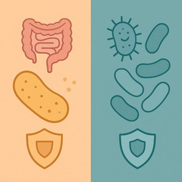 낙산균과 유산균 이미지