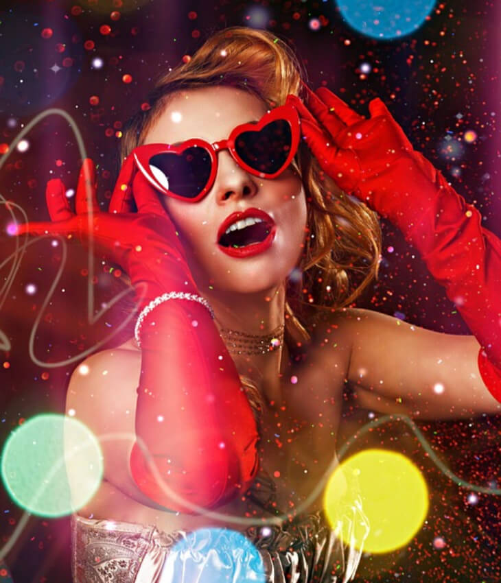 파티를-즐기는-여성