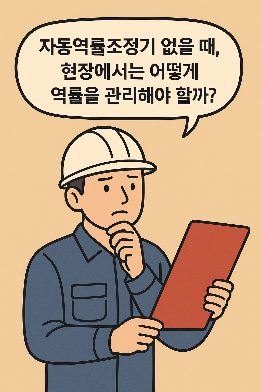 자동역률조정기가 없을 때, 현장에서는 어떻게 역률을 관리