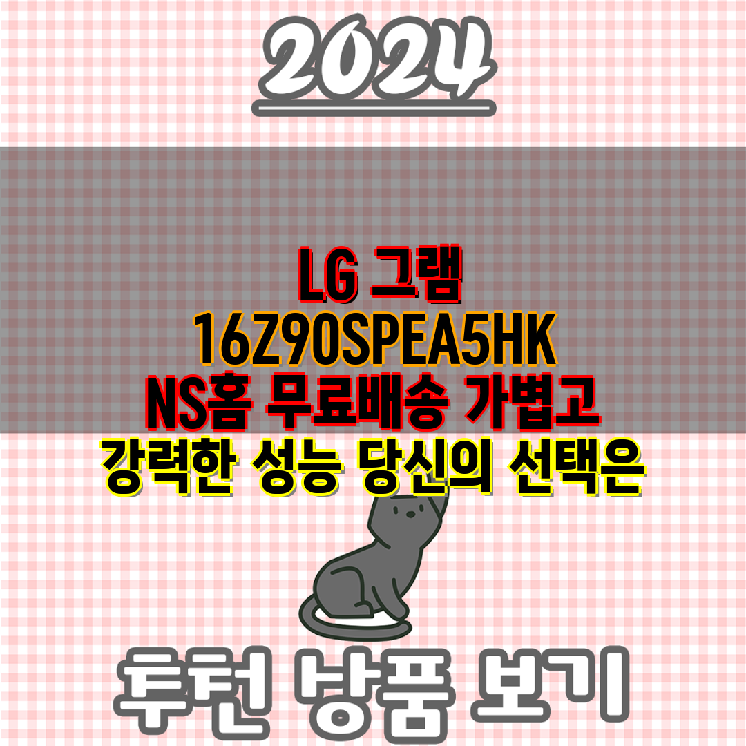  LG 그램 16Z90SPEA5HK NS홈 무료배송 가