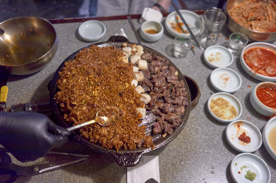 몽탄 夢炭 고기 후 볶음밥