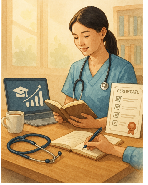 간호사 자기계발 관련 이미지
