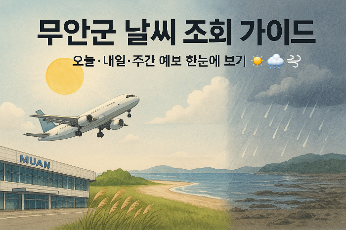 무안군 날씨 조회