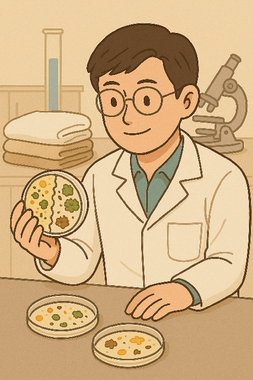 수건의 세균 오염도를 실험으로 확인한 DIY 프로젝트