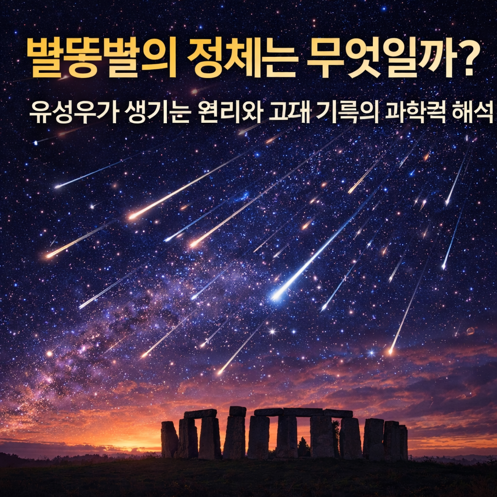별똥별의 정체는 무엇일까 유성우가 생기는 원리와 고대 기록의 과학적 해석