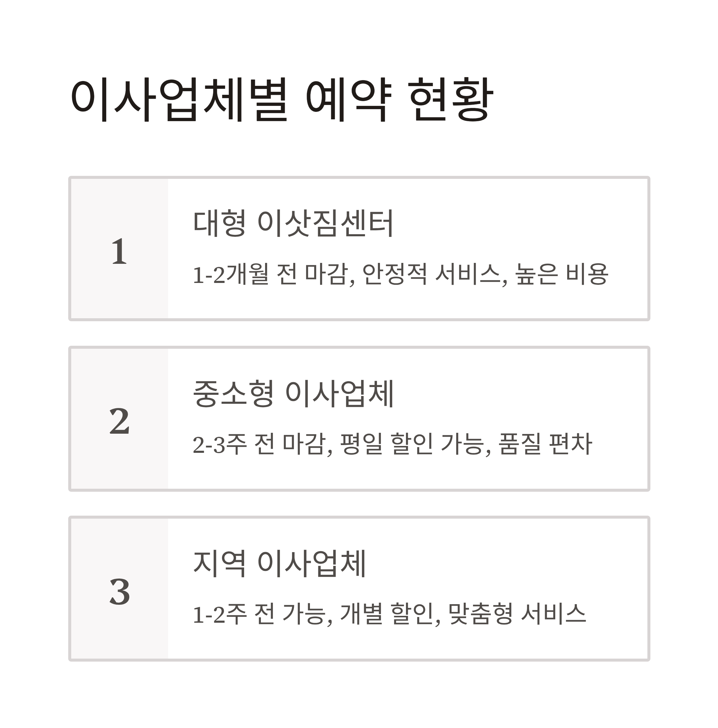 가을이사 손없는날 이삿짐센터 예약 팁