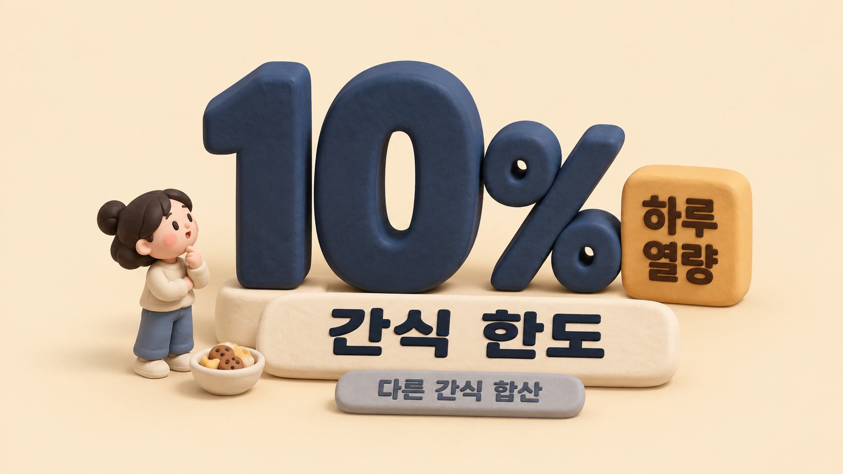 간식 열량 십퍼센트
