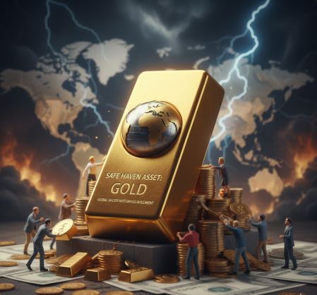 국제 정세 불안에 따른 금 투자 증가