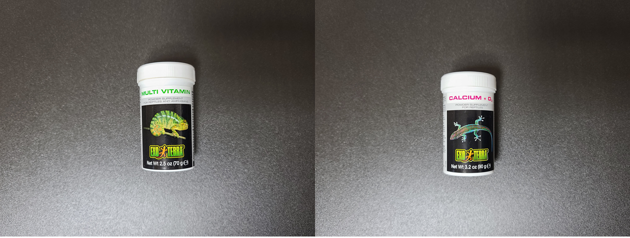 도마뱀 칼슘제, 비타민