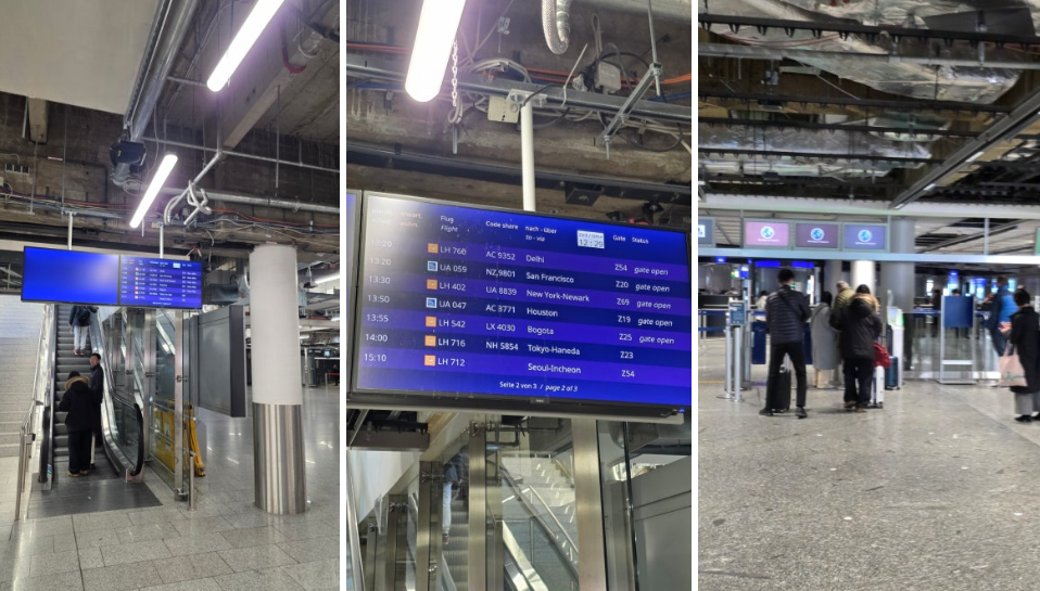 프랑크푸르트 공항&rarr;인천 공항 / 수속부터 비행, 그리고 귀국까지.