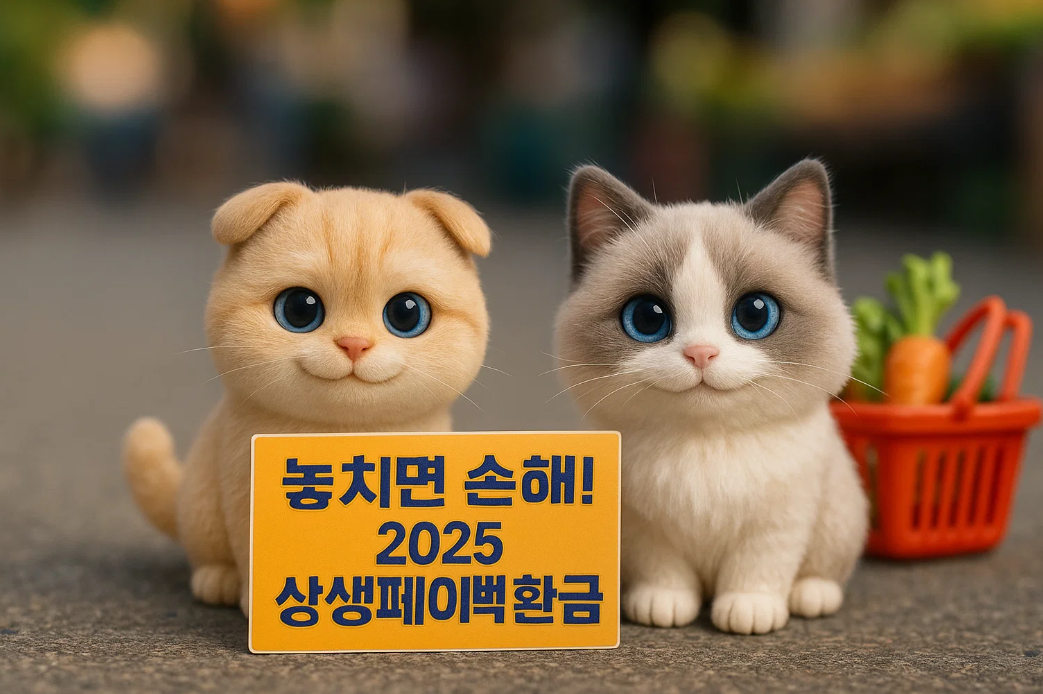 놓치면 손해! 2025 상생페이백 환급