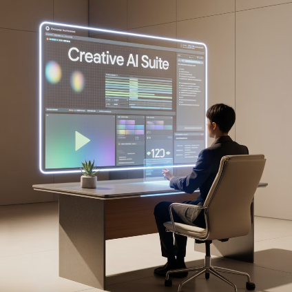 Google AI Ultra premium AI subscription service interface showing Gemini 2.5 Pro, Veo 3 video generation, and Flow filmmaking tools in modern workspace setup