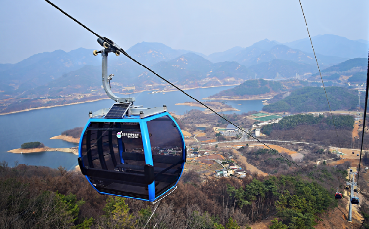 청풍호반 케이블카