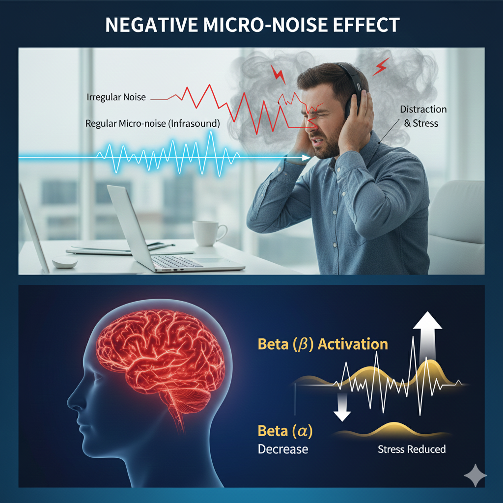 미시소음의 부정적인 영향