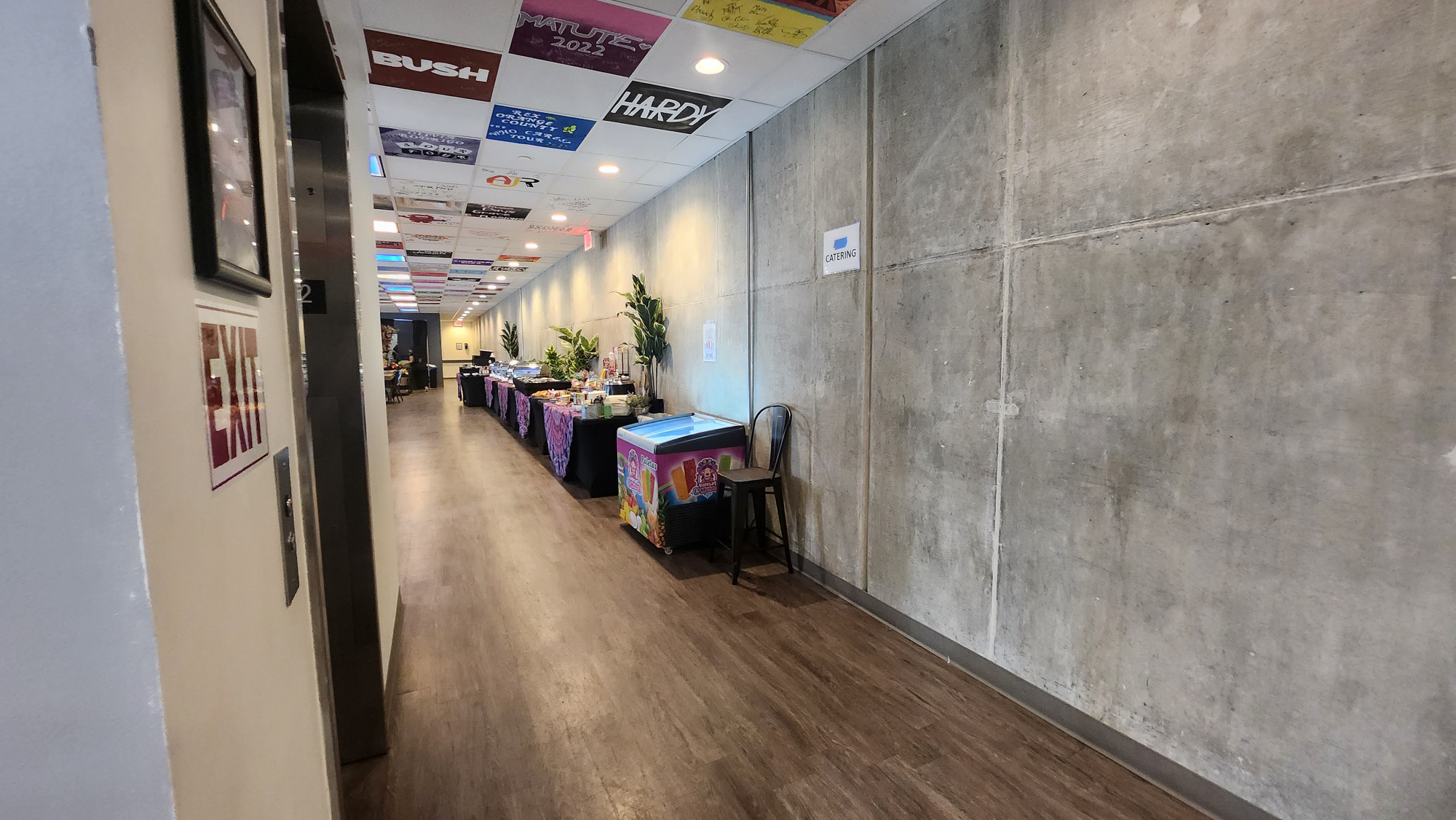 토요타 뮤직 팩토리 공연장 케이터링룸