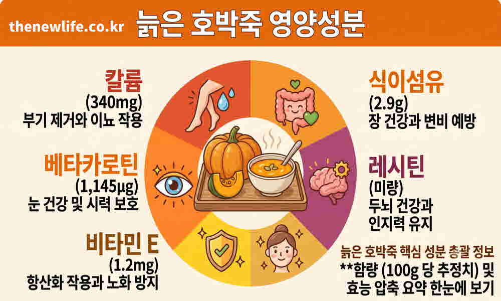 늙은 호박죽 효능 영양성분