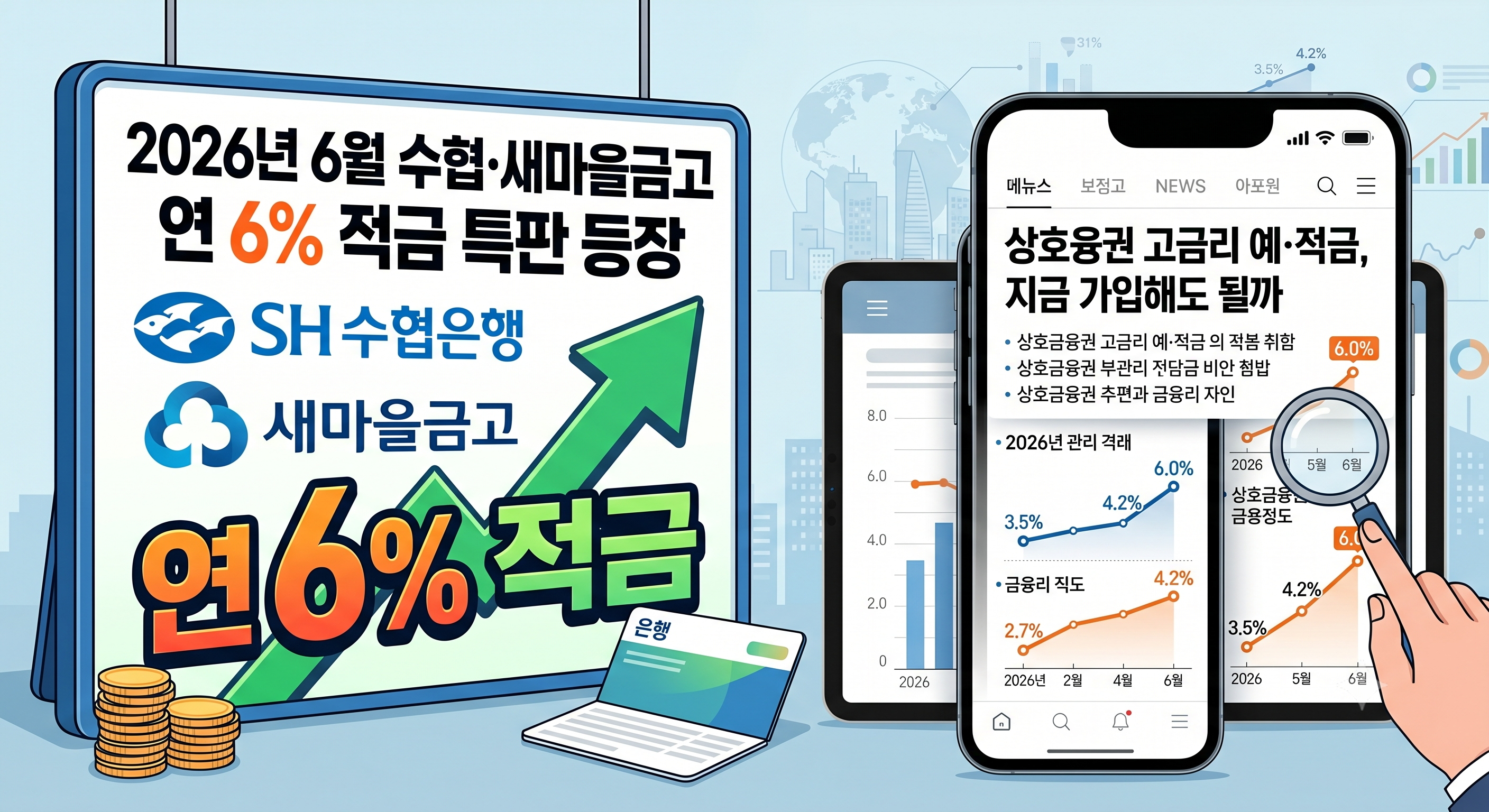 상호금융권 고금리 예·적금, 지금 가입해도 될까