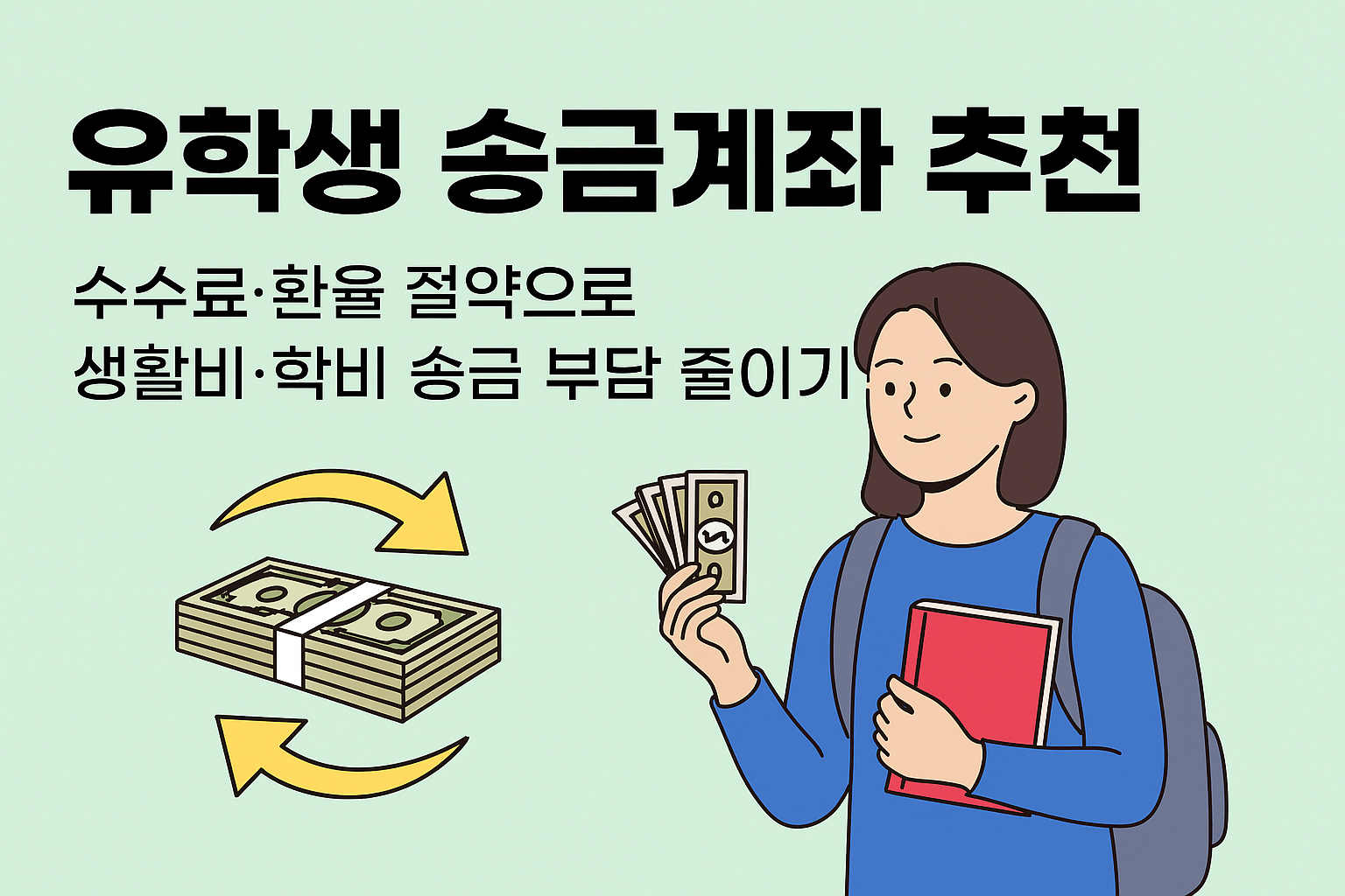 유학생 송금계좌 추천 – 수수료·환율 절약으로 생활비·학비 송금 부담 줄이기