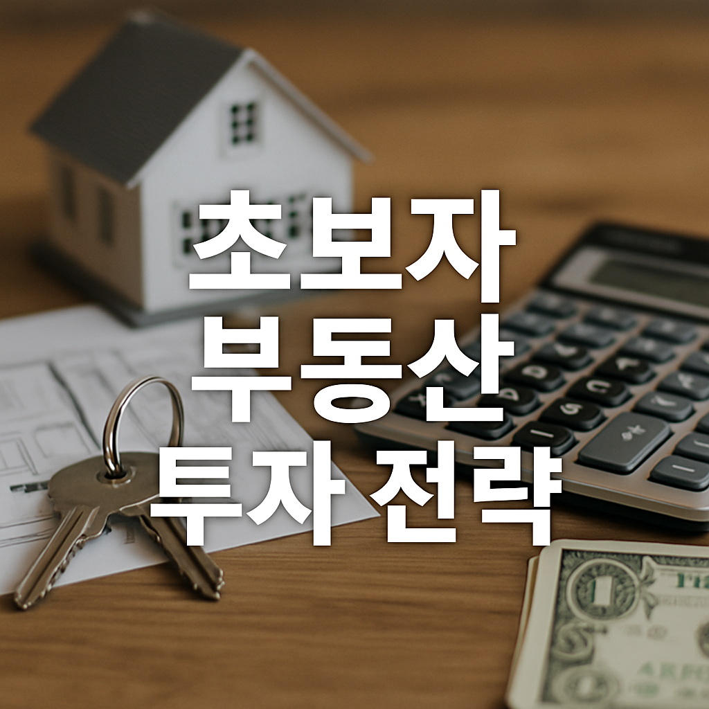 초보자 부동산 투자 전략