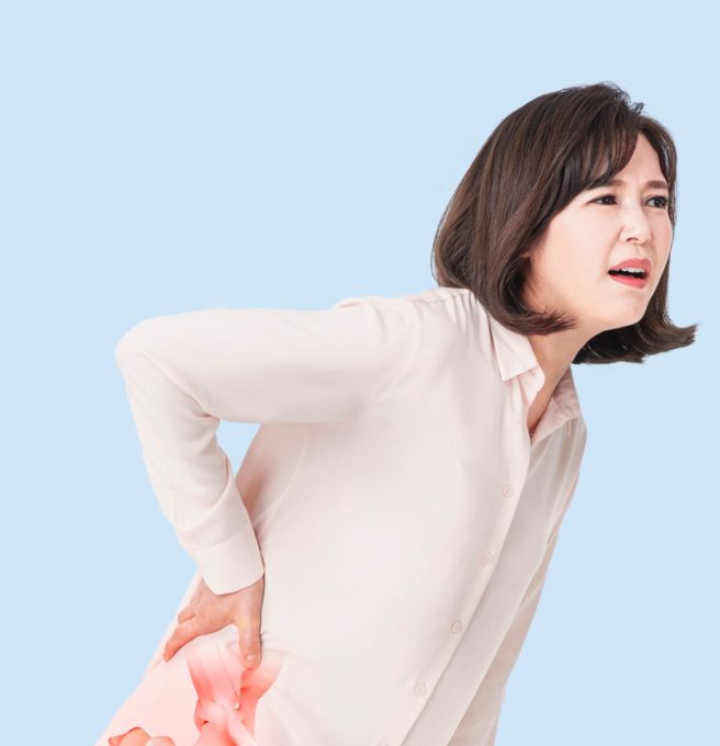 엉덩이 통증 증상